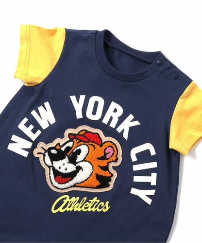 動物沙迦拉貼片 連體衣