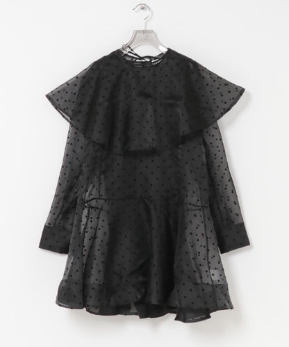 GANNI FLOCKED ORGANZA 連衣裙