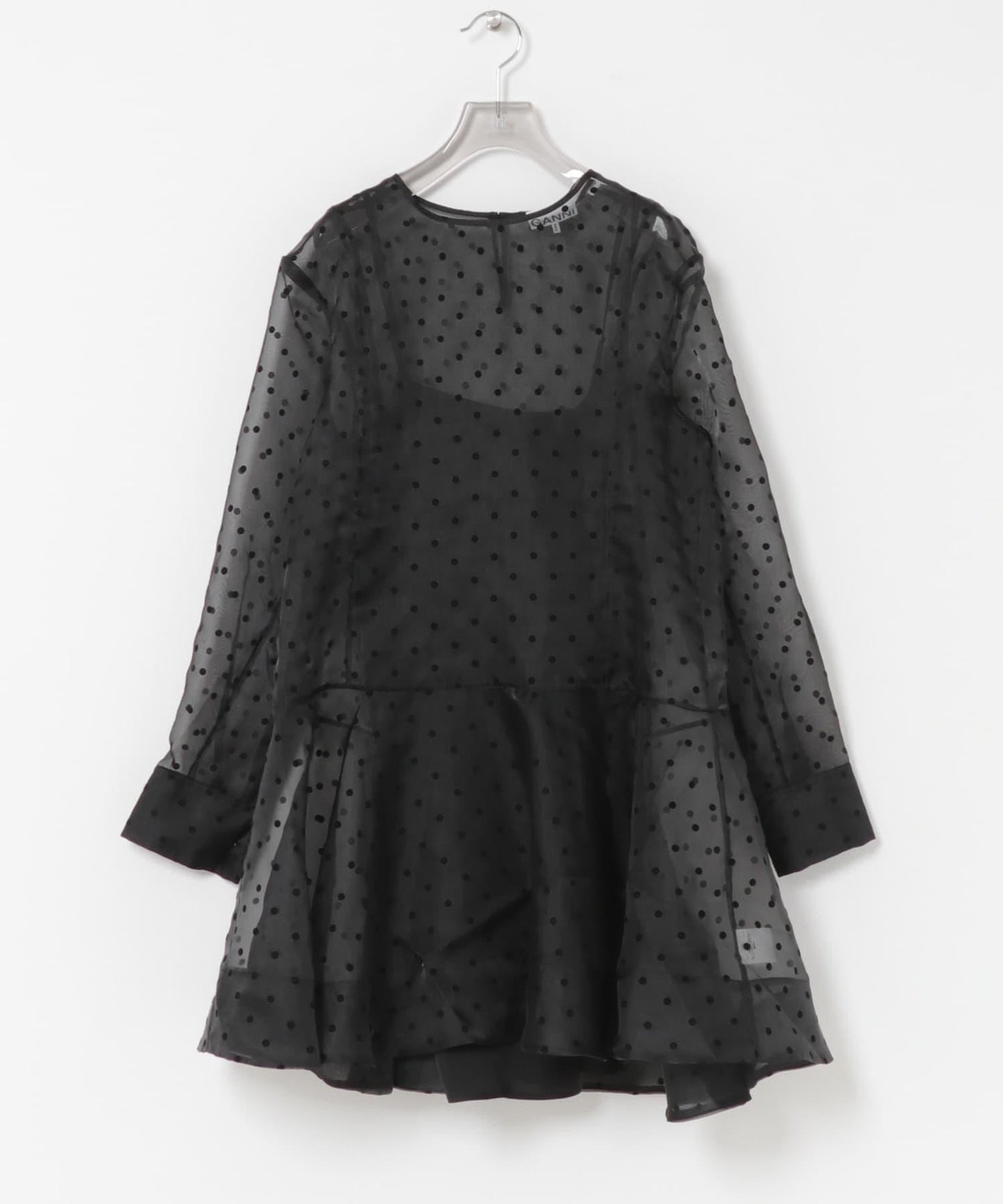 GANNI FLOCKED ORGANZA 連衣裙