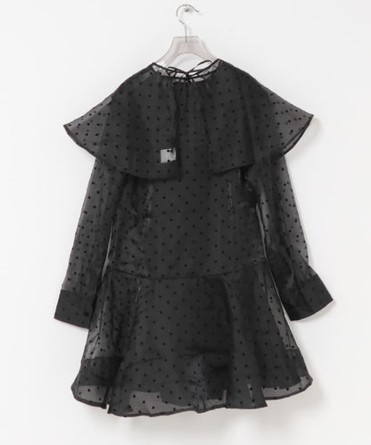 GANNI FLOCKED ORGANZA 連衣裙