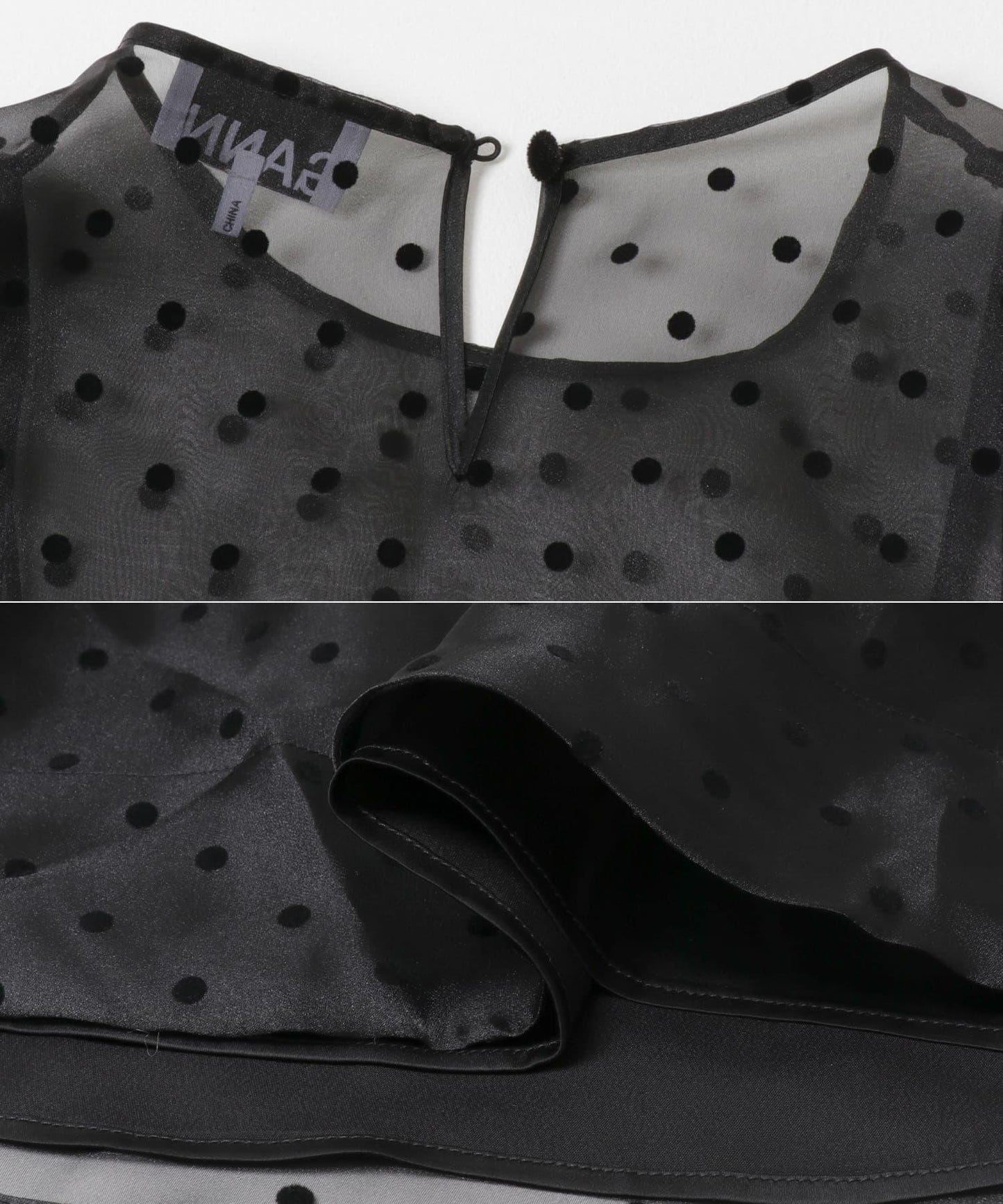 GANNI FLOCKED ORGANZA 連衣裙