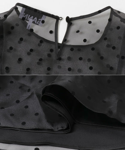 GANNI FLOCKED ORGANZA 連衣裙