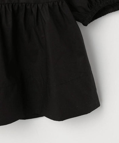 棉質府綢荷葉下襬 Cotton Poplin Peplum Blouse F7364 上衣