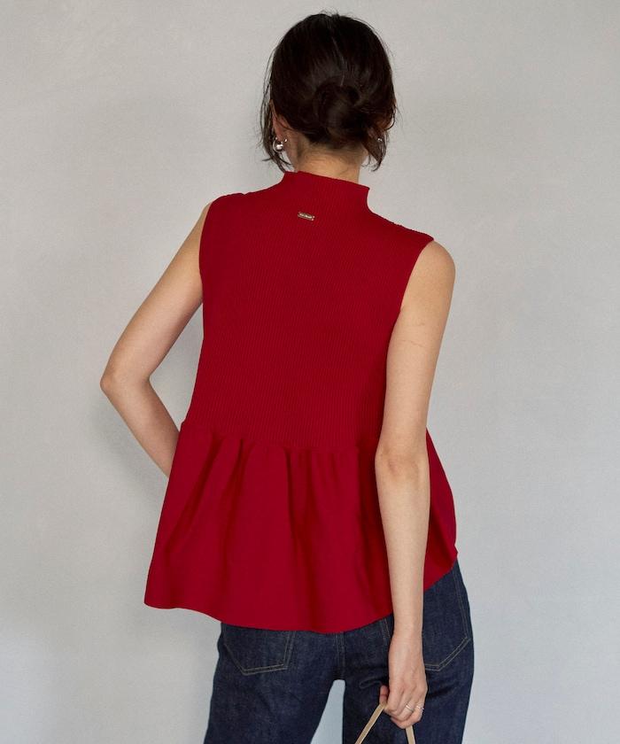 日本製造 WholeGarment 荷葉擺 馬甲