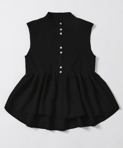 日本製造 WholeGarment 荷葉擺 馬甲