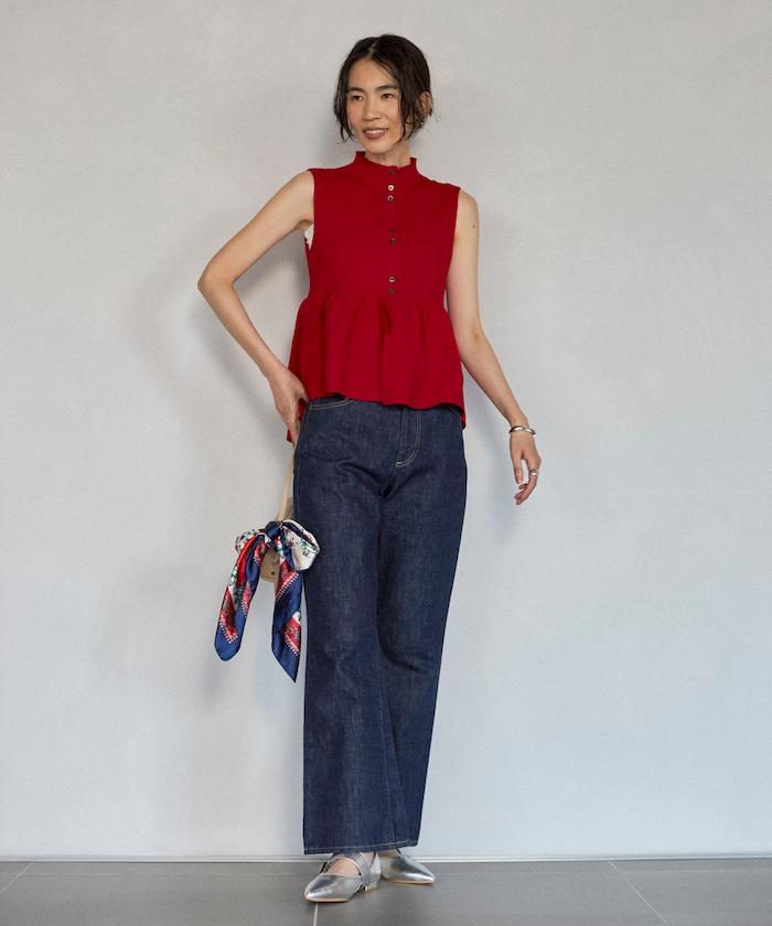 日本製造 WholeGarment 荷葉擺 馬甲
