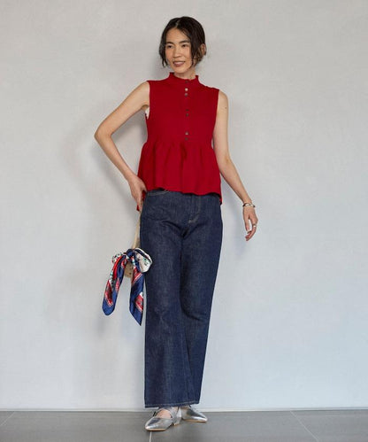 日本製造 WholeGarment 荷葉擺 馬甲