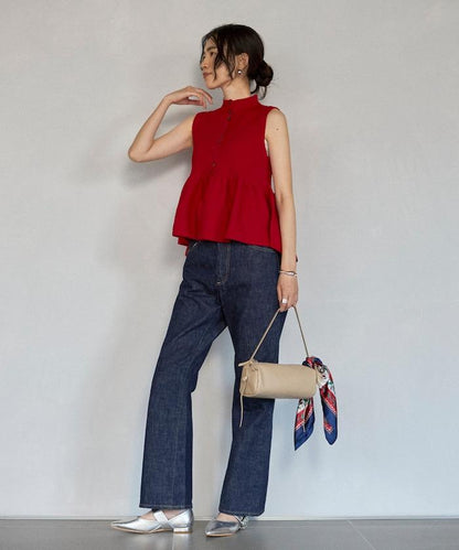 日本製造 WholeGarment 荷葉擺 馬甲