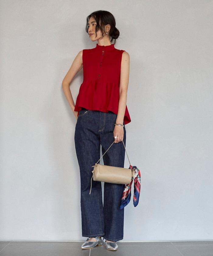 日本製造 WholeGarment 荷葉擺 馬甲