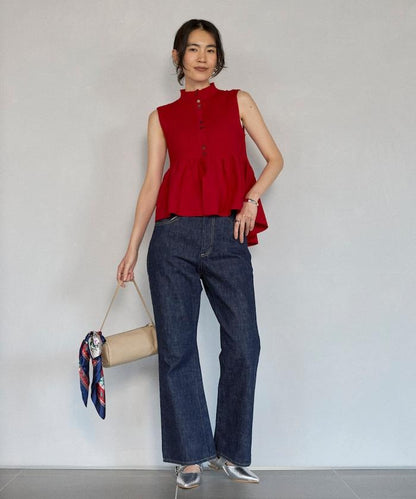 日本製造 WholeGarment 荷葉擺 馬甲