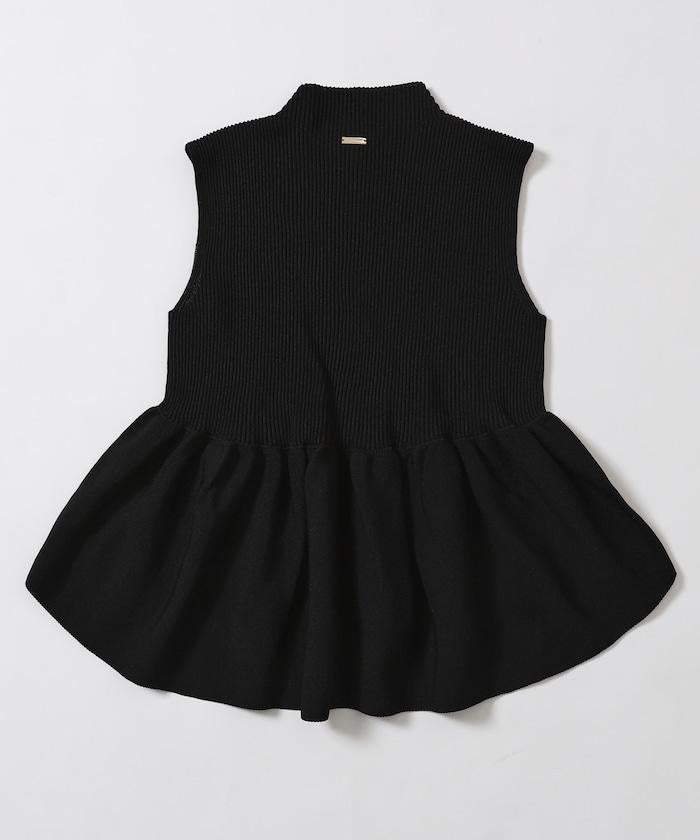 日本製造 WholeGarment 荷葉擺 馬甲