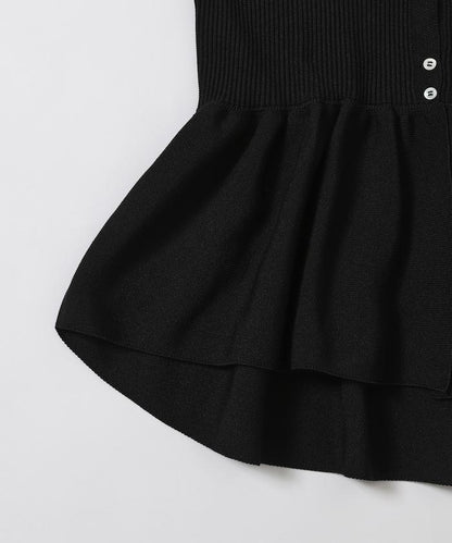 日本製造 WholeGarment 荷葉擺 馬甲