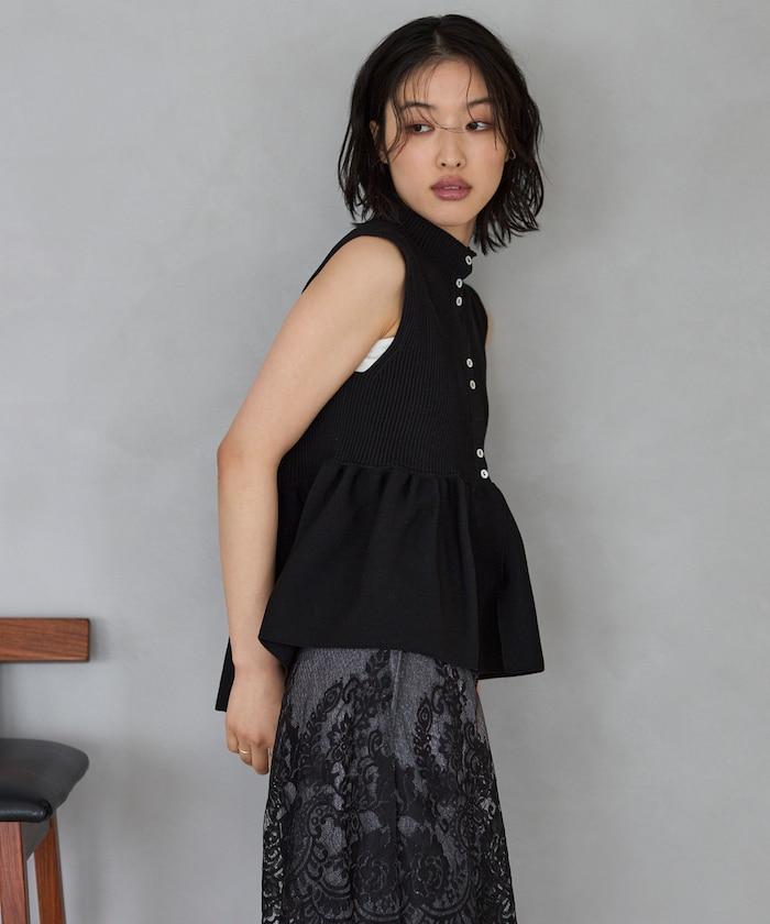 日本製造 WholeGarment 荷葉擺 馬甲