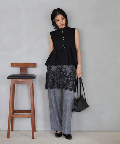 日本製造 WholeGarment 荷葉擺 馬甲