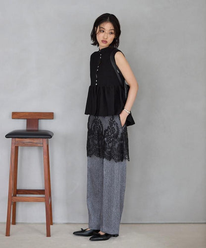 日本製造 WholeGarment 荷葉擺 馬甲