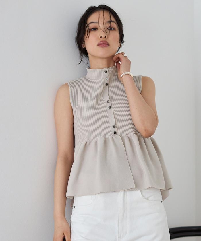 日本製造 WholeGarment 荷葉擺 馬甲