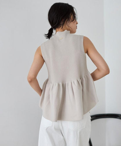 日本製造 WholeGarment 荷葉擺 馬甲