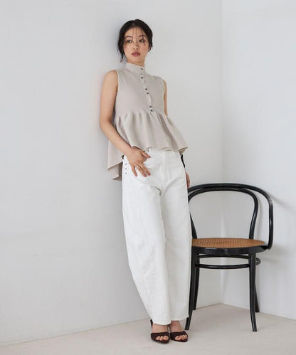 日本製造 WholeGarment 荷葉擺 馬甲