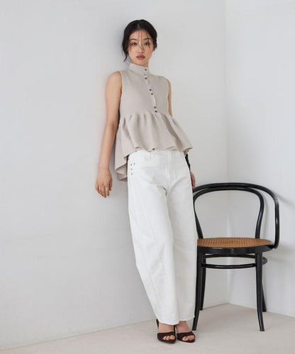 日本製造 WholeGarment 荷葉擺 馬甲