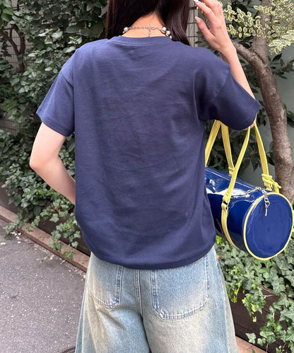 雙尺碼 星貼布 T恤