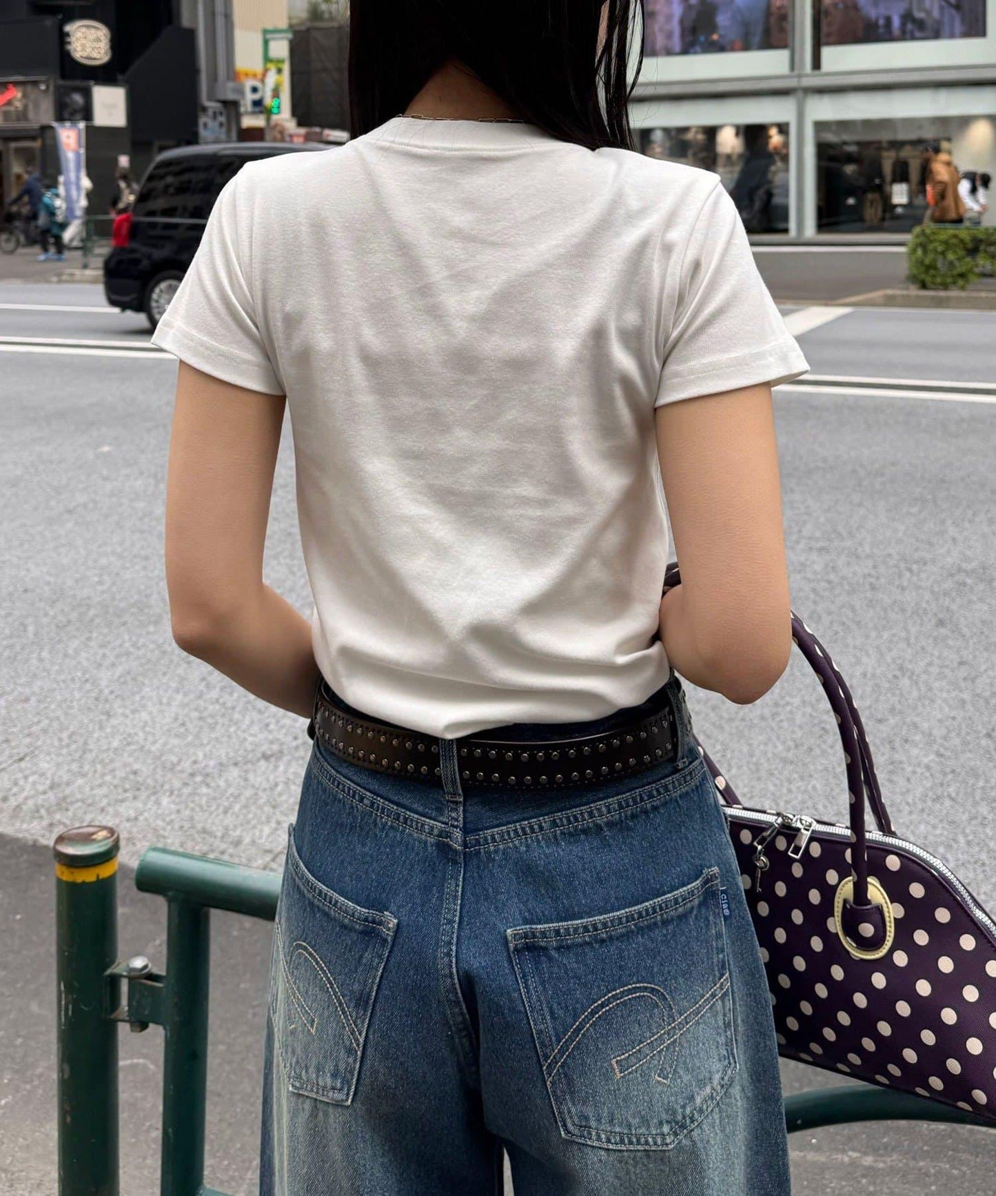 雙尺碼 星貼布 T恤