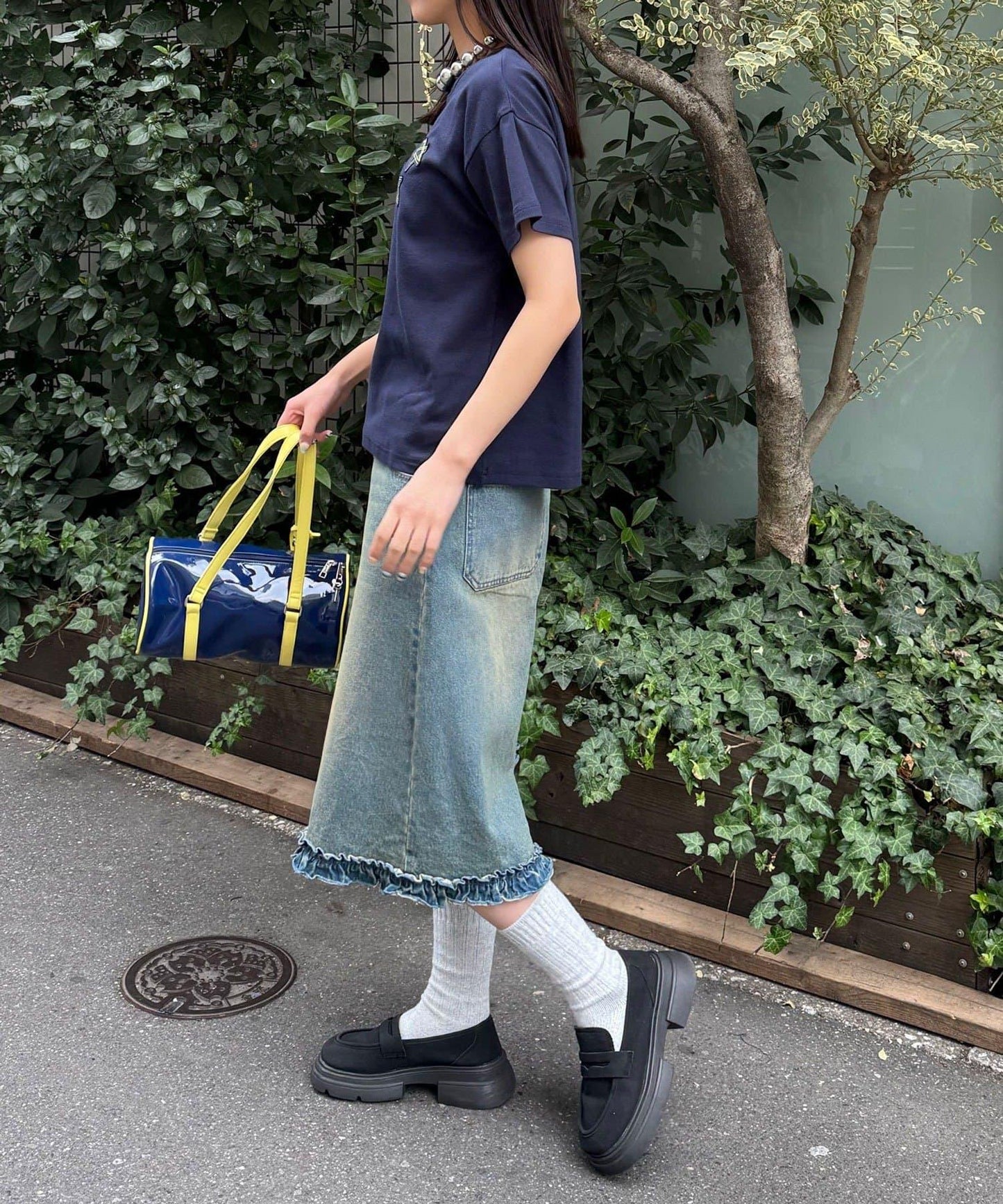雙尺碼 星貼布 T恤