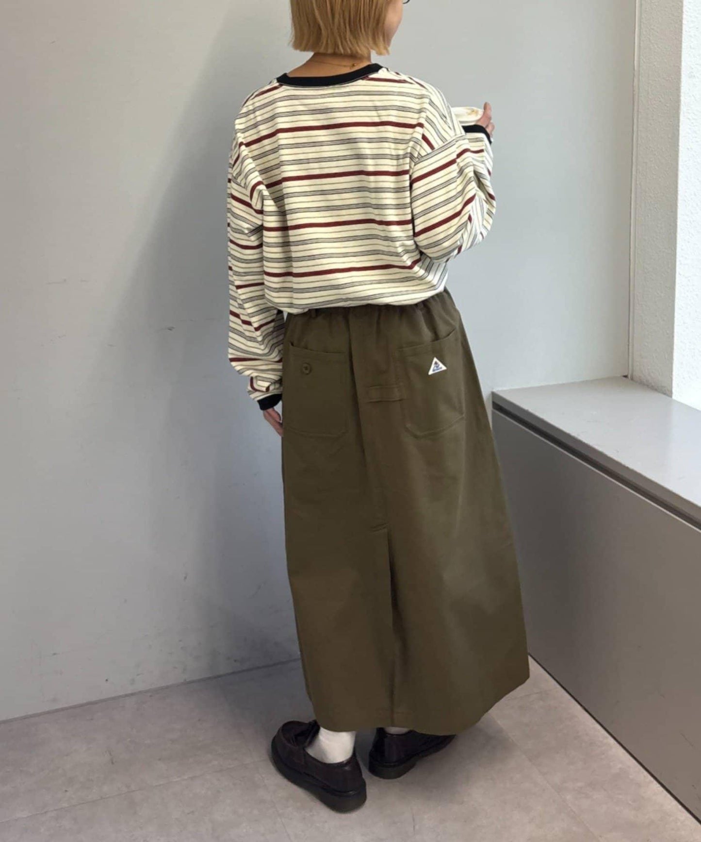 GEVACO/ゲバコ 棉質斜紋中長半身裙