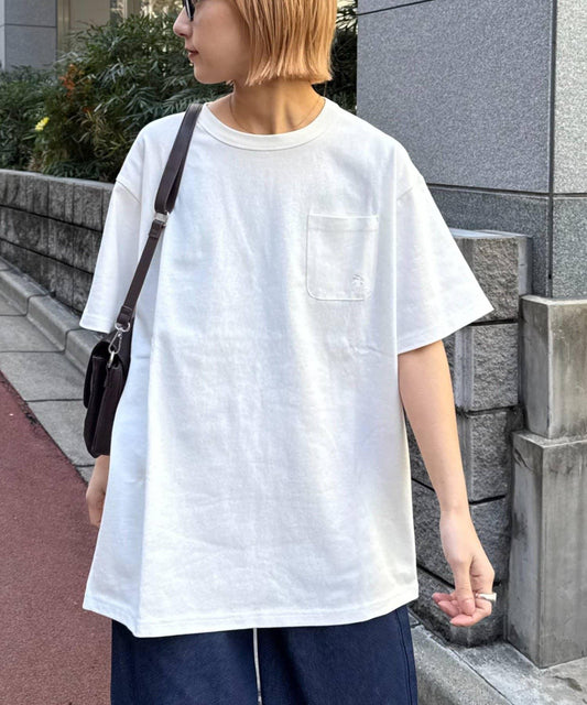 GEVACO/ゲバコ 基礎OE天竺棉 口袋刺繡T恤