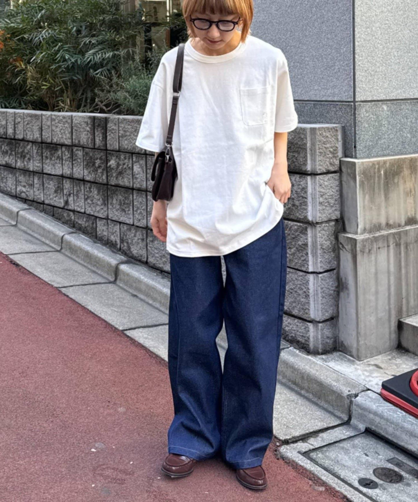 GEVACO/ゲバコ 基礎OE天竺棉 口袋刺繡T恤