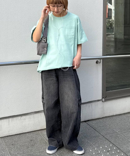 GEVACO/ゲバコ 基礎OE天竺棉 口袋刺繡T恤