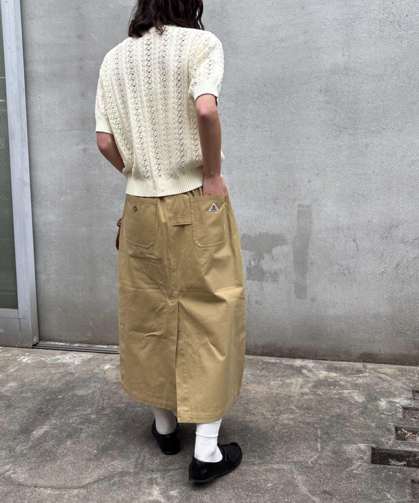 GEVACO/ゲバコ 棉質斜紋中長半身裙