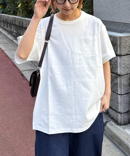 GEVACO/ゲバコ 基礎OE天竺棉 口袋刺繡T恤