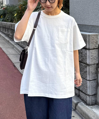 GEVACO/ゲバコ 基礎OE天竺棉 口袋刺繡T恤