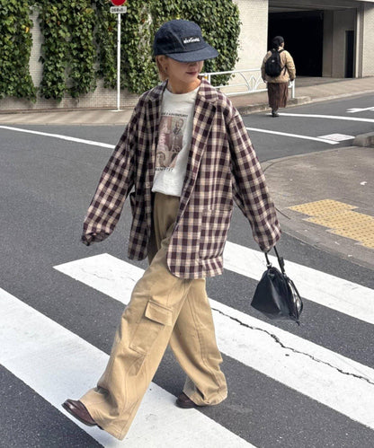 中性 slub質感 攝影印花 Tee