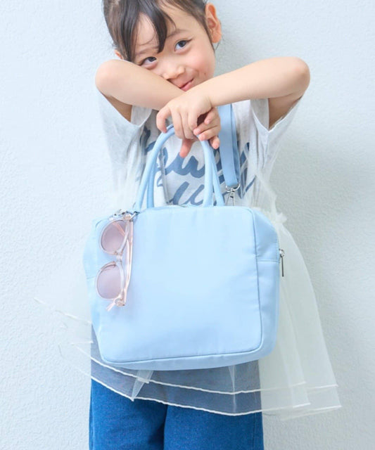 KIDS 2WAY方形波士頓單肩包