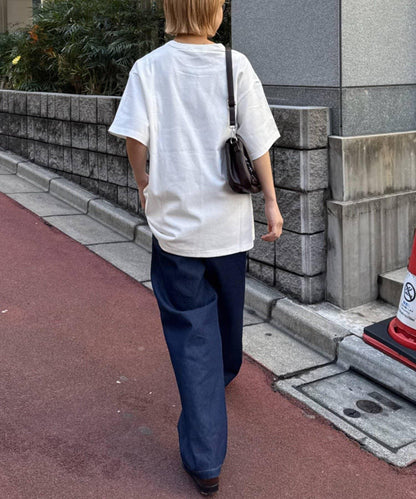 GEVACO/ゲバコ 基礎OE天竺棉 口袋刺繡T恤