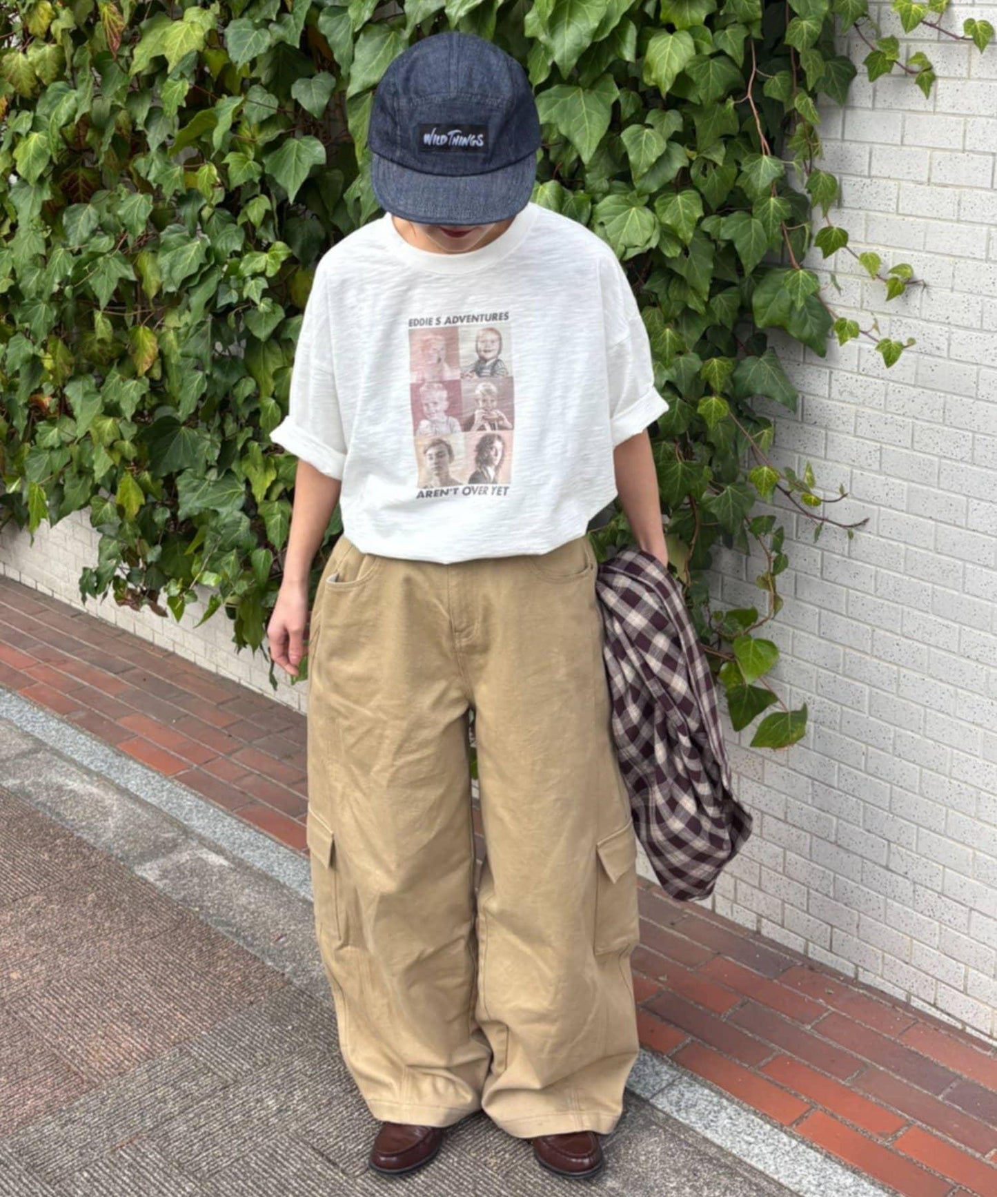 中性 slub質感 攝影印花 Tee