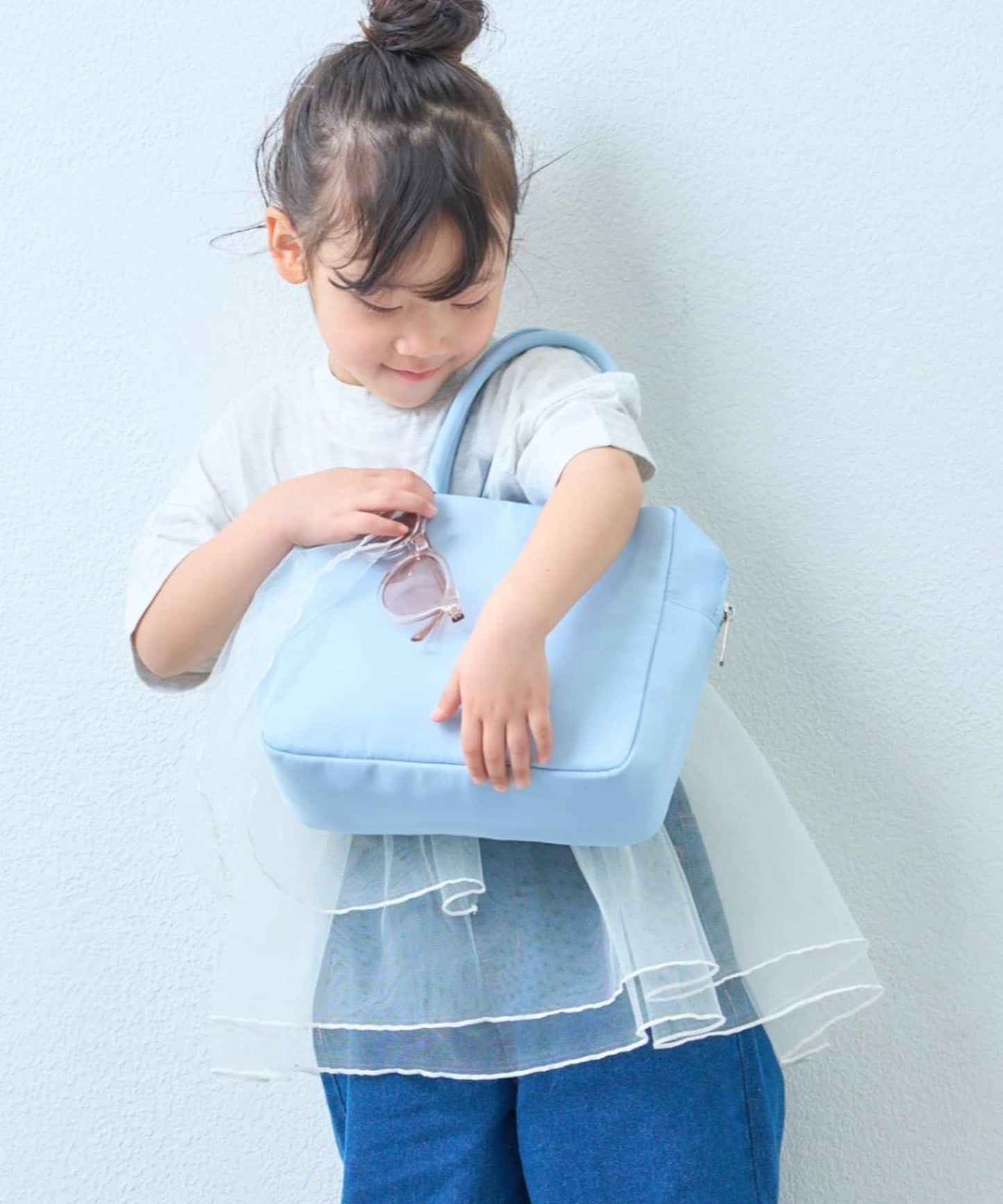 KIDS 2WAY方形波士頓單肩包