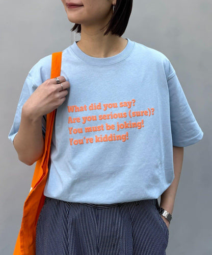 中性款 大碼可選 立體文字logo TEE