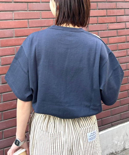 GEVACO/ゲバコ 基礎OE天竺棉 口袋刺繡T恤