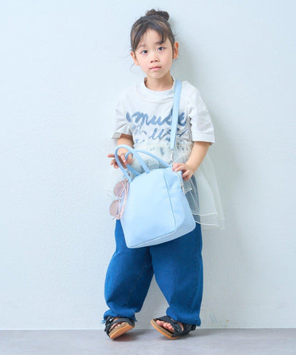 KIDS 2WAY方形波士頓單肩包