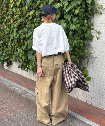 中性 slub質感 攝影印花 Tee