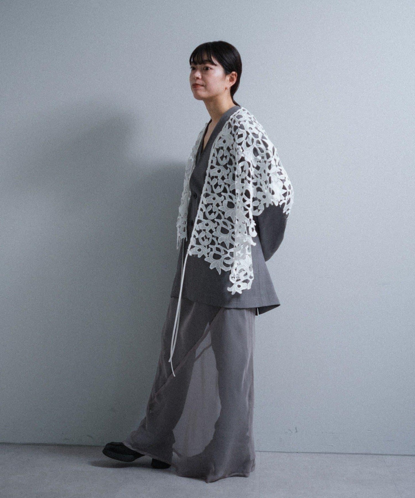 Pasterip 蕾絲多用圍巾