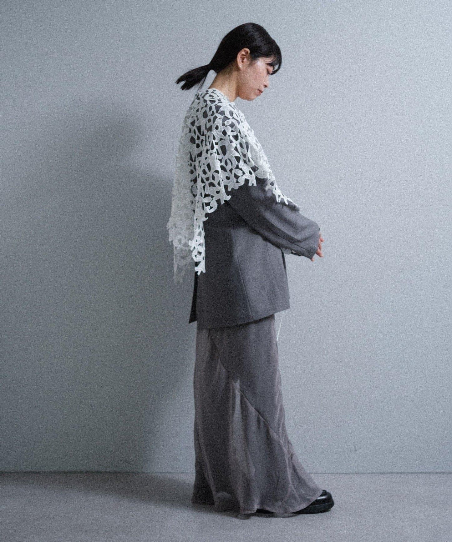 Pasterip 蕾絲多用圍巾