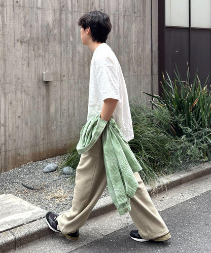 中性 slub質感 攝影印花 Tee