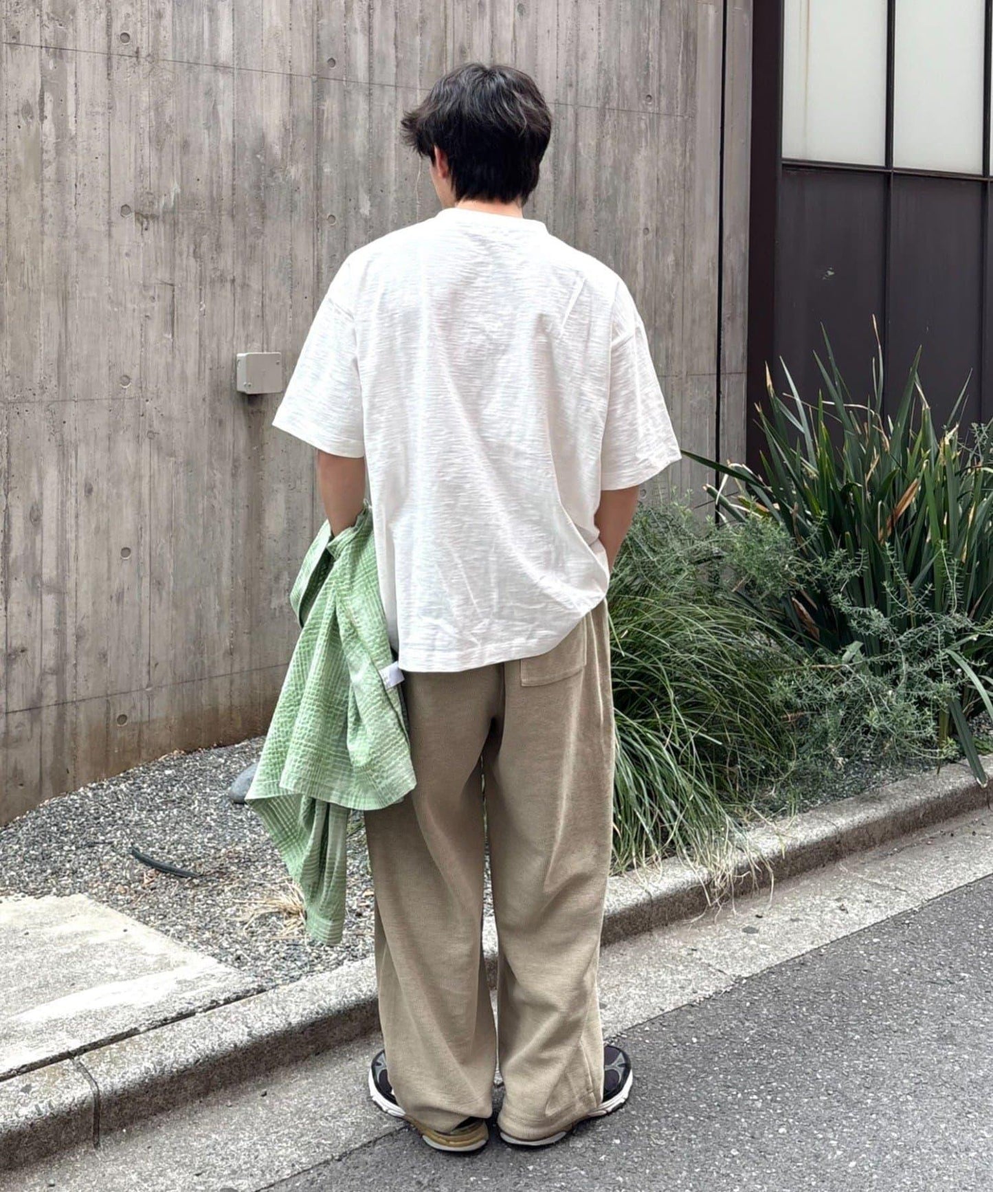 中性 slub質感 攝影印花 Tee