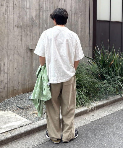 中性 slub質感 攝影印花 Tee