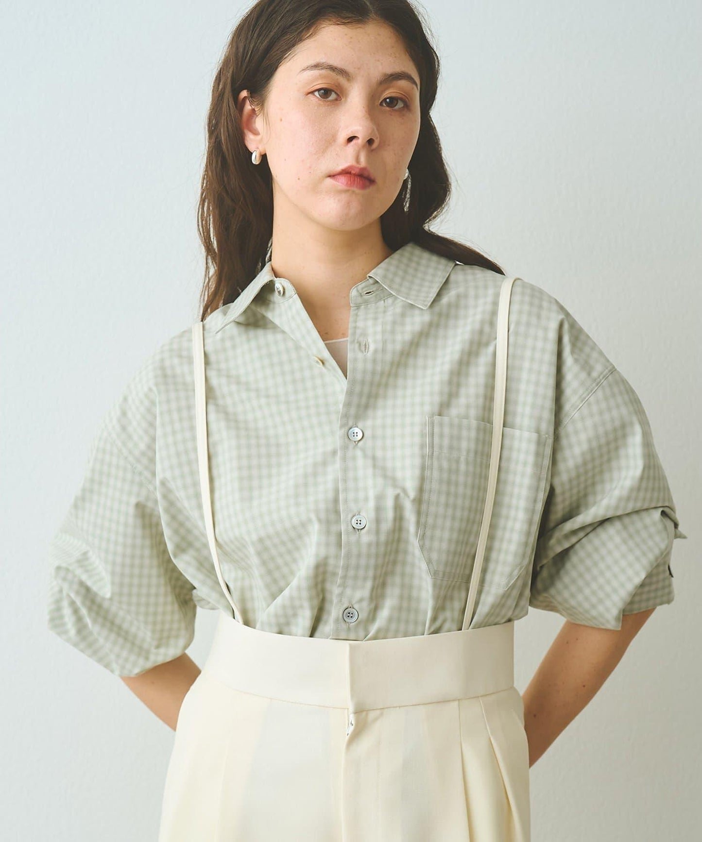 COOR OMBRE CHECK SHIRTS 漸變格紋襯衫