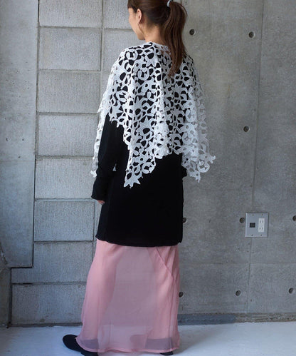 Pasterip 蕾絲多用圍巾