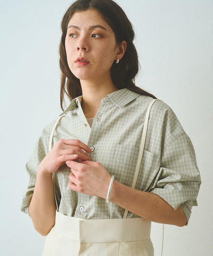 COOR OMBRE CHECK SHIRTS 漸變格紋襯衫